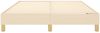 vidaXL Polsterbett, Stoff, 25,0 cm, Creme, 140x200 cm, mit Lattenrost, Natur Bild 5