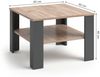Couchtisch Homer Anthrazit 60 x 60 cm Vicco Bild 3