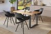 SAM® Esstisch Thoran, Holz-Optik Wildeiche, U-Metallgestell, Baumkante Bild 3