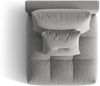 Micadoni Armloses Modul Bloom Samt Casino Grau Bild 4