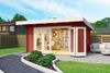 Lasita Gartenhaus Sussex 1 : Osmo Schwedenrot : Basic Bild 2