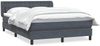 vidaXL Boxspringbett mit Matratze Dunkelgrau 160x210 cm Samt 3317866 Bild 2