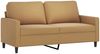 vidaXL 2-Sitzer-Sofa Braun 140 cm Samt 359206 Bild 2