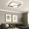 LED Deckenleuchte, grau weiß, 3 Stufen Dimmer, L 50 cm Bild 4