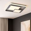 LED Deckenleuchte, grau weiß, 3 Stufen Dimmer, L 50 cm Bild 2