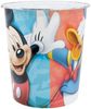 Papierkorb fürs Kinderzimmer aus Kunststoff Zeichentrickfiguren Motiv Ø21cm Micky/Donald/Goofy Bild 2