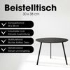 Mica Decorations Beistelltisch Mica Decorations Seattle Beistelltisch H38 x Ø58 cm Schwarz Bild 2