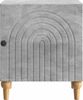 vidaXL Nachttisch 2 pcs Betongrau 43 x 34,5 x 50 cm Holzwerkstoff 894112 Bild 5