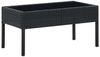 vidaXL Gartentisch Schwarz 75x40x37 cm Poly Rattan 45904 Bild 4