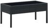 vidaXL Gartentisch Schwarz 75x40x37 cm Poly Rattan 45904 Bild 5
