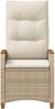 vidaXL Verstellbarer Gartenstuhl Beige und Creme 64 x 57,5 x 112 cm 42026866 Bild 5