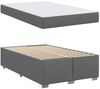 vidaXL Bettrahmen mit Matratze Dunkelgrau 120 x 190 cm Stoff 3399174 Bild 4