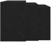 vidaXL Satztische 3 Stk. Schwarz Holzwerkstoff 858534 Bild 5