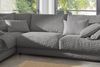 KAWOLA Sofa MADELINE Ecksofa Cord grau Recamiere links 86 x 224 x 325 cm Bild 5