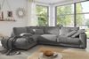 KAWOLA Sofa MADELINE Ecksofa Cord grau Recamiere links 86 x 224 x 325 cm Bild 2