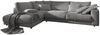 KAWOLA Sofa MADELINE Ecksofa Cord grau Recamiere links 86 x 224 x 325 cm Bild 3