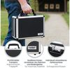 HMF Aufbewahrungsbox Waffenkoffer mit Zahlenschloss, Transportkoffer für Kurzwaffen, Dokumente und Kamera, 42 x 26 x 12 cm, schwarz Bild 3