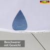 ANRO Duschvorhang FASTY Tropfen Anti-Schimmel Polyester Badezimmervorhang Bad-Stoff Breite 120 cm (Packung, 1-tlg, Duschvorhang inkl. Aufhängeringe), robuster Vorhang Stangenaufhängung 120x200 cm Skandi Bad Blau Bild 4