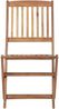 vidaXL Klappbare Gartenstühle 4 Stk. Massivholz Akazie 313604 Bild 3