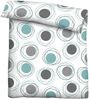 Traumhaft schlafen - Castell - Markenbettwäsche Polycotton Renforce Bettwäsche 0460126 KRINGEL, silber/grau, 1x 155x220 cm + 1x 80x80 cm Bild 2