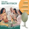 KESSER® Gastro Stehtisch klappbar - Gastronomie Bistrotisch rund - Wetterbeständiger Klapptisch Gartentisch - Runder Partytisch - Hitzebeständig - Stabil und sicher Ø 60 cm, 1er Set, Olive Grün Bild 2
