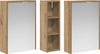 vidaXL Badezimmerschrank-Set 3 pcs 106 x 16 x 62,5 cm Holzwerkstoff 3403799 Bild 5