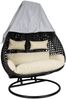 HOME DELUXE Regenabdeckung für Hängesessel TWIN, Polyester braun, 30 x 40 x 203 cm Bild 3