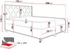 Boxspringbett 'Irossu' rosa 140x200 cm Bild 4
