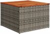 vidaXL 7-tlg. Garten-Sofagarnitur mit Kissen Grau Poly Rattan 3255997 Bild 5