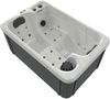 Sanotechnik 'SPLIT WHITE MARBLE' Outdoor Whirlpool inkl. Abdeckung, grau, 175 x 115 x 70 cm Bild 4
