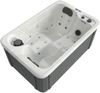 Sanotechnik 'SPLIT WHITE MARBLE' Outdoor Whirlpool inkl. Abdeckung, grau, 175 x 115 x 70 cm Bild 2