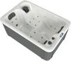 Sanotechnik 'SPLIT WHITE MARBLE' Outdoor Whirlpool inkl. Abdeckung, grau, 175 x 115 x 70 cm Bild 5