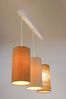 BPS Koncept 0T0-L3-012 Hängeleuchte BOHO ELEGANT E27 3x40W Stoff strukturiert auf PVC-Kunststoff beige, weiß H:102cm Ø15cm dimmbar Bild 2