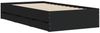 vidaXL Bettgestell mit Schubladen Schwarz 90x200 cm Holzwerkstoff 3207295 Bild 4