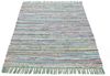 carpetfine 'Kelim Chindi' Teppich, Wendeteppich, rechteckig, Höhe: 6 mm, handgewebt, mit Fransen, Grün, 200x250 cm Bild 2