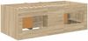 vidaXL Loft Bettgestell mit Schrank 3 Stk. Sonoma-Eiche Holzwerkstoff 3423368 Bild 5