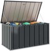 vidaXL Gartenlagerbox Schwarz 101 x 56,5 x 50 cm Stahl 42011277 Bild 3