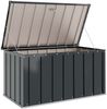 vidaXL Gartenlagerbox Schwarz 101 x 56,5 x 50 cm Stahl 42011277 Bild 5