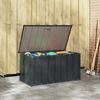 vidaXL Gartenlagerbox Schwarz 101 x 56,5 x 50 cm Stahl 42011277 Bild 4