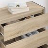 Sideboard, Kommode mit Schubladen Sonoma 79 x 36 x 75.5 cm Holzwerkstoff j2176p Bild 4