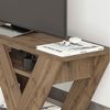 Decortie TV-Schrank Pipralla Moderner TV-Ständer Multimedia Mit Einlegeböden, 110 x 30 x 40 cm Bild 2