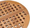 Klappbarer Gartentisch, Balkontisch 50 x 50 x 50 cm Teak Massivholz Bild 5