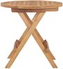 Klappbarer Gartentisch, Balkontisch 50 x 50 x 50 cm Teak Massivholz Bild 3