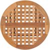 Klappbarer Gartentisch, Balkontisch 50 x 50 x 50 cm Teak Massivholz Bild 4