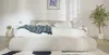 Vente-unique - MIRSIO Bett Stoff Beige - B 244,5 cm x H 81 cm x L 236 cm Bild 2