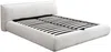 Vente-unique - MIRSIO Bett Stoff Beige - B 244,5 cm x H 81 cm x L 236 cm Bild 4