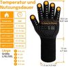 Grillhandschuhe Hitzebeständig 800°C L/XL/XXL Grill Zubehör Feuerfest Baumwolle Bild 3