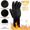 Grillhandschuhe Hitzebeständig 800°C L/XL/XXL Grill Zubehör Feuerfest Baumwolle Bild 2