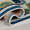 Kadima Design Superweich Floral Outdoor-Teppich in Blau - "Marden". 200x290 cm Bild 4