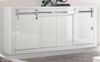 Sideboard Miami in weiß Hochglanz 201 x 92 cm Bild 4